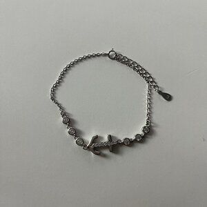 Silver Anchor Bracelet